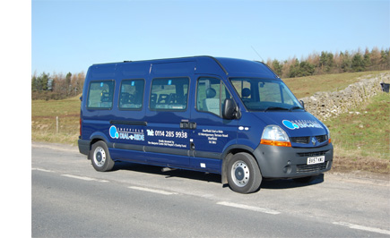 Sheffield Dial a Ride vehicle photograph